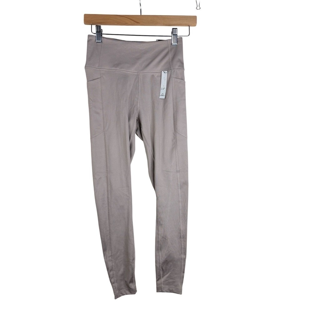 New Victorias Secret‎ VSX High Rise Essential Pocket Leggings size Small Taupe